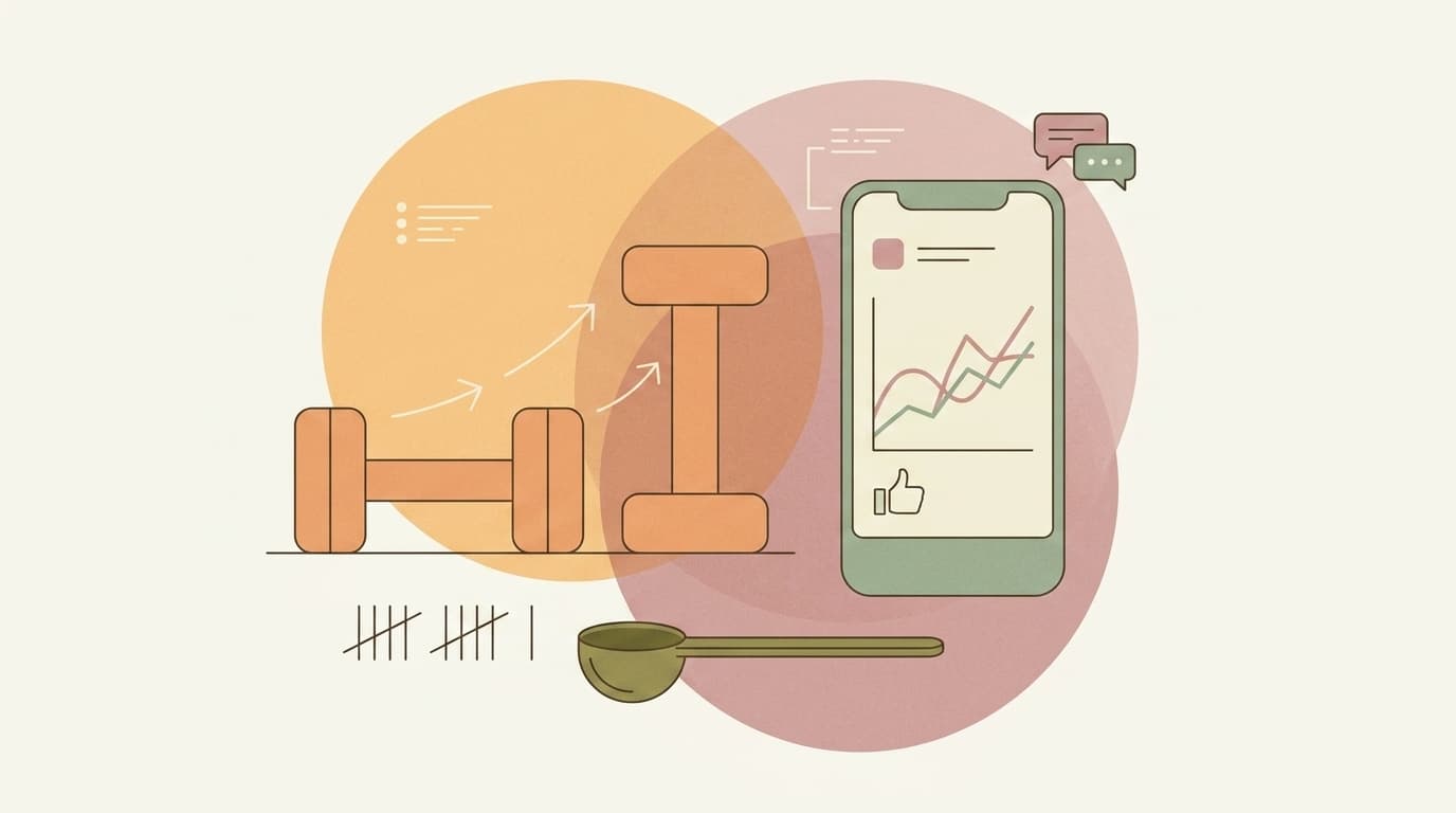 Illustration for Will Sharing Your Daily Training Statistics Help You Maintain a Long Term Routine?