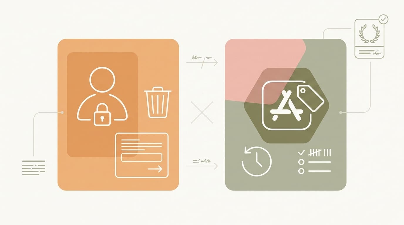 An illustration showing a smartphone screen displaying the Apple ID subscriptions menu next to the Focal user profile.
