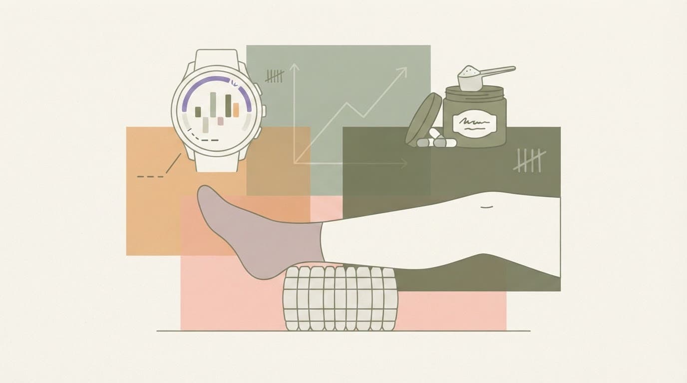Illustration for Tight Calves and Sleep: Can Rolling Help?
