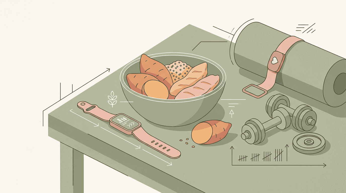 Illustration for Does Timing Your Evening Carbs Help You Hit Higher Intensities the Next Day?