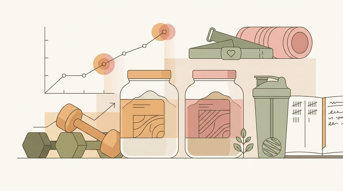 Illustration for Whey vs Soy Protein for Optimal Muscle Recovery