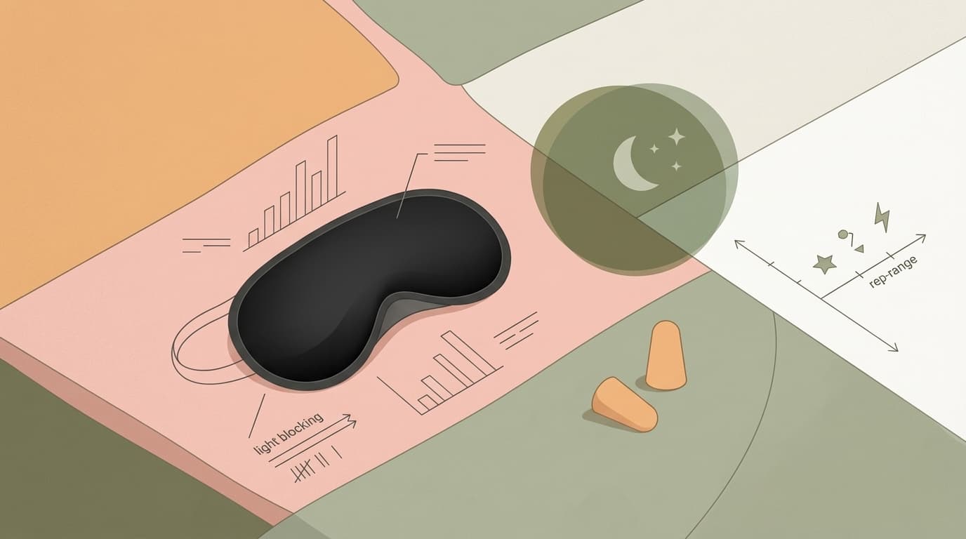 Illustration for Sleep Masks for Protecting Natural Melatonin and Next Day Recovery