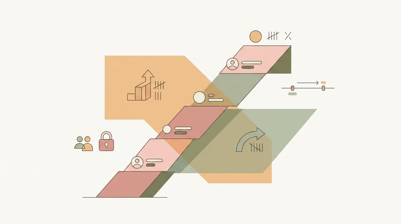 An illustration showing the Focal app leaderboard screen with users ranked by XP and daily steps.