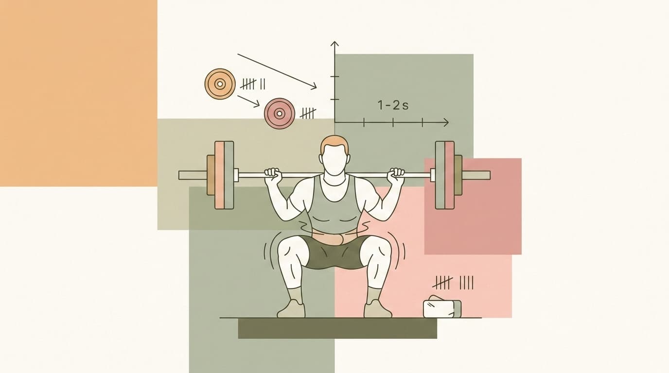 Illustration for Pause Reps for Strength and Control at the Bottom